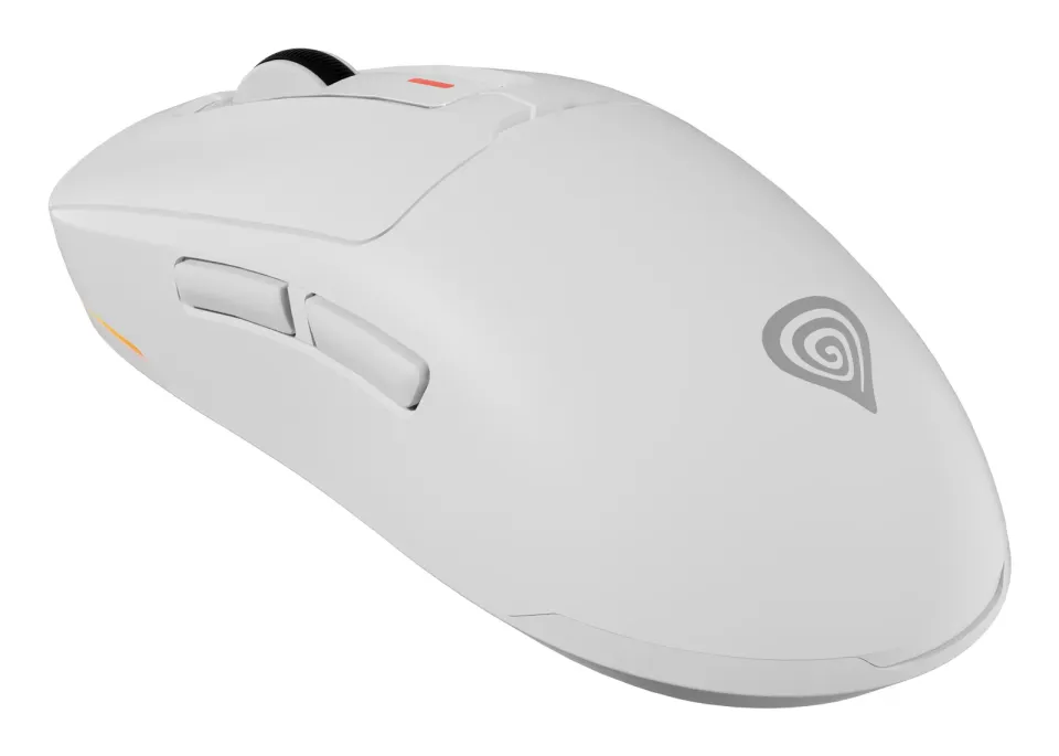 Genesis herní myš ZIRCON 660 PRO/Herní/Optická/Pro praváky/26 000 DPI/Drátová+bezdrátová/Bílá