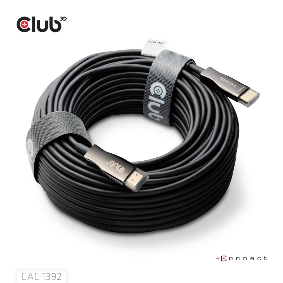 Club3D Kabel aktivní hybridní optický HDMI 2.1 8K60Hz/4K120Hz, (M/M), 30m