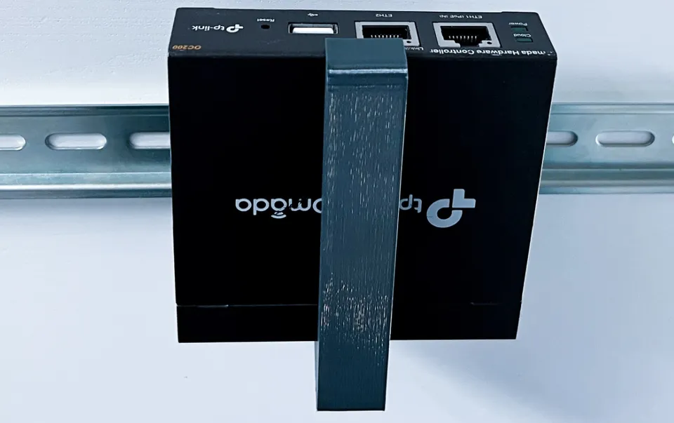 TP-LINK držák na DIN lištu pro rozměr 98x25mm šedá antracit OC200/SF1005xx/SG105