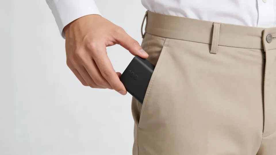 HP AC napájecí adaptér 100W USB-C GaN, nabíječka do zásuvky, CS9V7UT