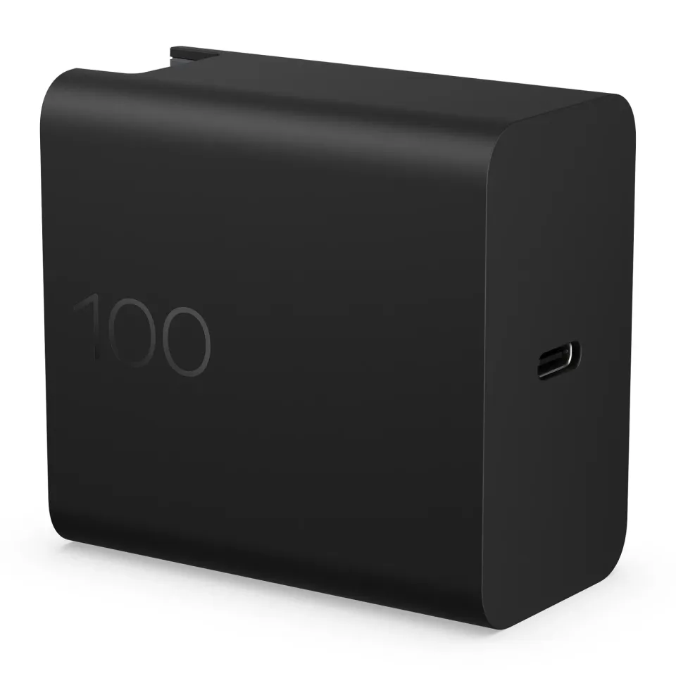 HP AC napájecí adaptér 100W USB-C GaN, nabíječka do zásuvky, CS9V7UT