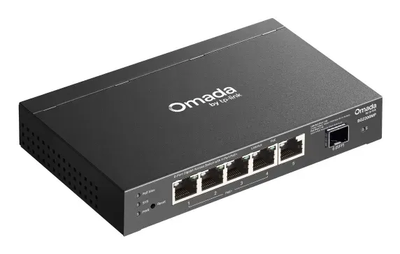TP-LINK SG2206MP Omada Access 6portový gigabitový switch se 4 porty PoE+