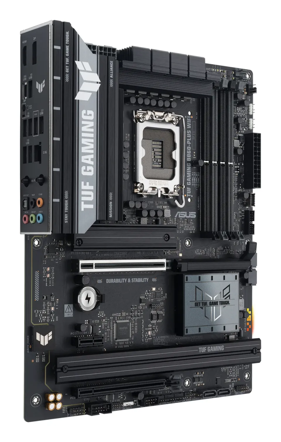 ASUS MB Sc LGA1851 TUF GAMING B860-PLUS WIFI, Intel B860, 4xDDR5, 1xUSB4, 1xDP, 1xHDMI, WiFi, ATX