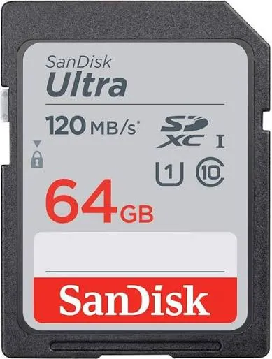 SanDisk Ultra GO SDXC UHS-I Card 64GB SD 140MB/s Read Full HD video