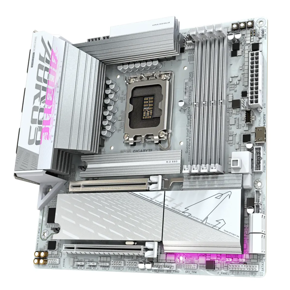 GIGABYTE B860M AORUS ELITE WIFI6E ICE/LGA 1851/mATX