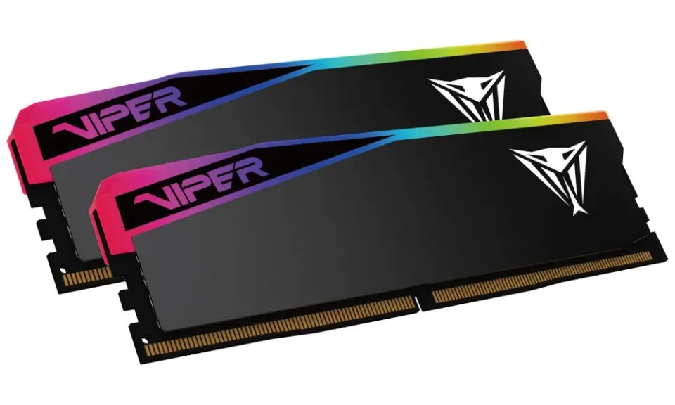 PATRIOT VIPER RGB Elite 5 Ultra 64GB DDR5 6400MT/s / DIMM / CL39 / XMP 3.0 / 1,4V / Kit 2x 32GB
