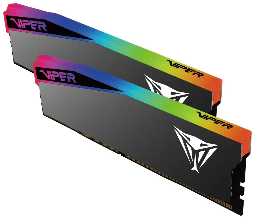 PATRIOT VIPER RGB Elite 5 Ultra 64GB DDR5 6400MT/s / DIMM / CL39 / XMP 3.0 / 1,4V / Kit 2x 32GB