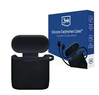 3mk ochranný kryt Silicone AirPods Case Black pro Apple AirPods Pro 3