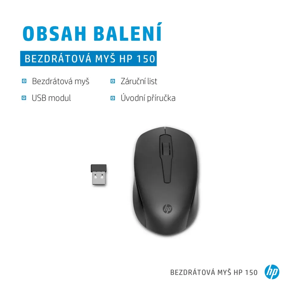 HP myš - 150 Mouse, Wireless