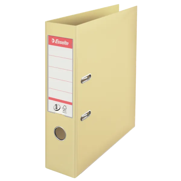 ESSELTE No.1 pákový pořadač Power NATURELE A4 75mm krémový