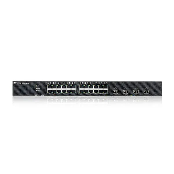 Zyxel XGS1935-28, 28 Port Lite-L3 Smart Managed Switch, 24x Gigabit Copper and 4x 10G SFP+, hybrid mode,