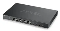 Zyxel XGS1935-28, 28 Port Lite-L3 Smart Managed Switch, 24x Gigabit Copper and 4x 10G SFP+, hybrid mode,