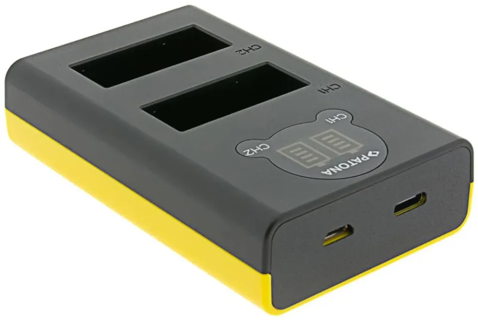 PATONA nabíječka pro digitální kameru Dual GoPro Hero 13 USB-C s LCD