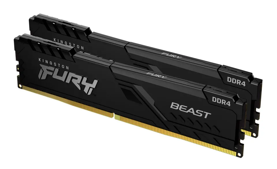 KINGSTON 32GB=2x16GB DDR4 3200MHz CL16 Fury Beast Black XMP