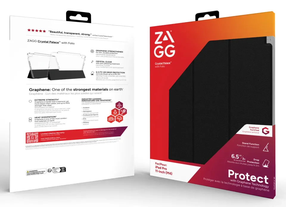 ZAGG Kryt Crystal Palace Folio Apple iPad PRO 11 (2024)