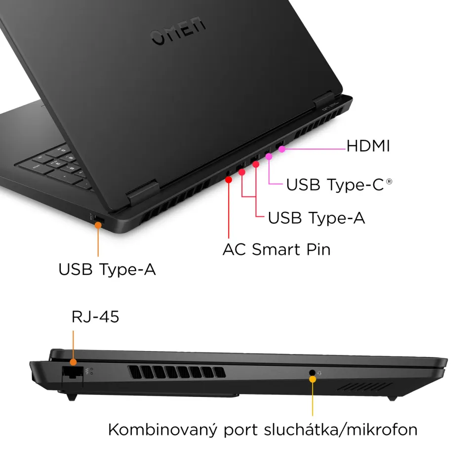 HP OMEN/17-db0002nc/R7-8845HS/17,3"/QHD/32GB/1TB SSD/RTX 4070/W11H/Black/2R