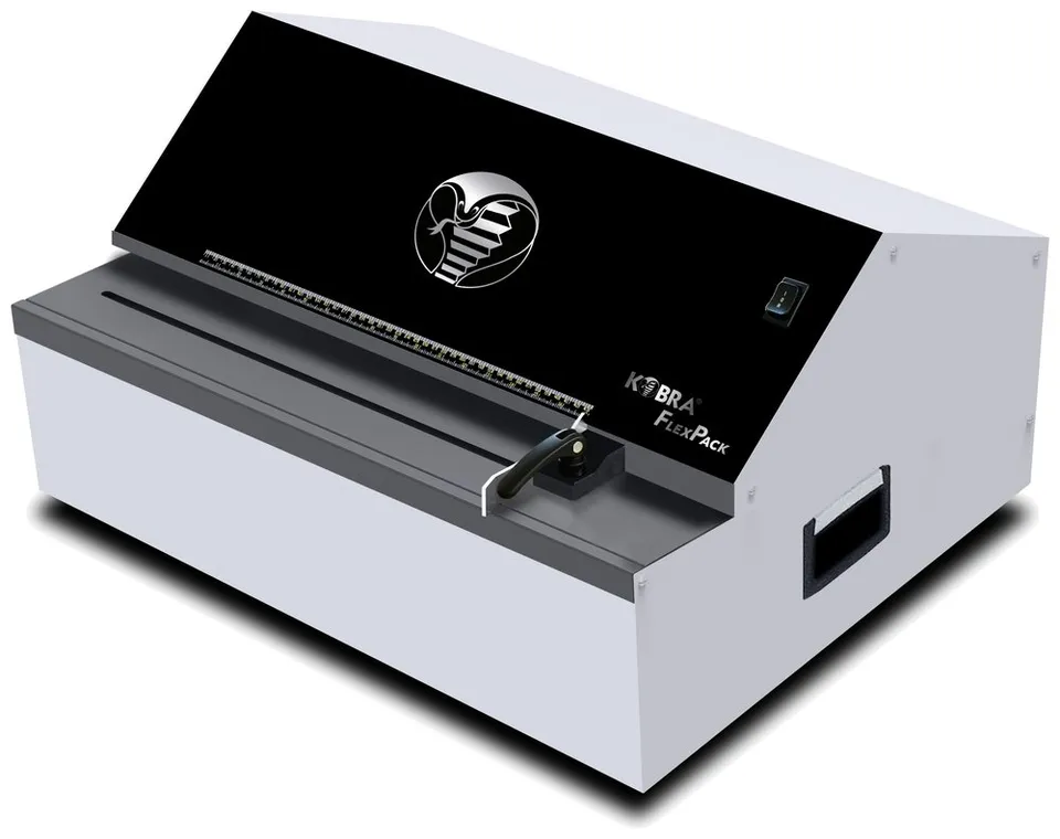 KOBRA perforátor kartonu FLEXPACK DESKTOP/ příčný řez 6 x 60 mm/ pracovní síře 427 mm/ 2-3 vrstvy kartónu najednou/ šedý