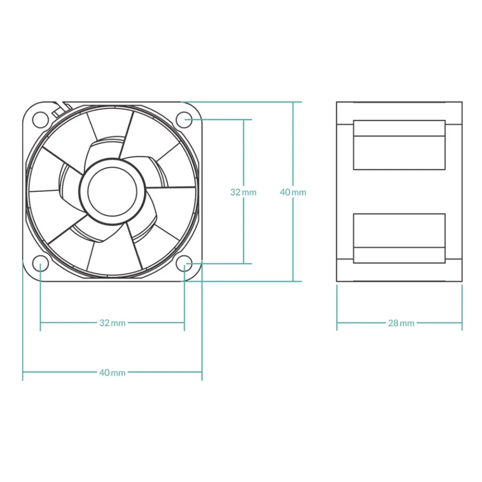 ARCTIC S4028-6K ventilátor - 40mm