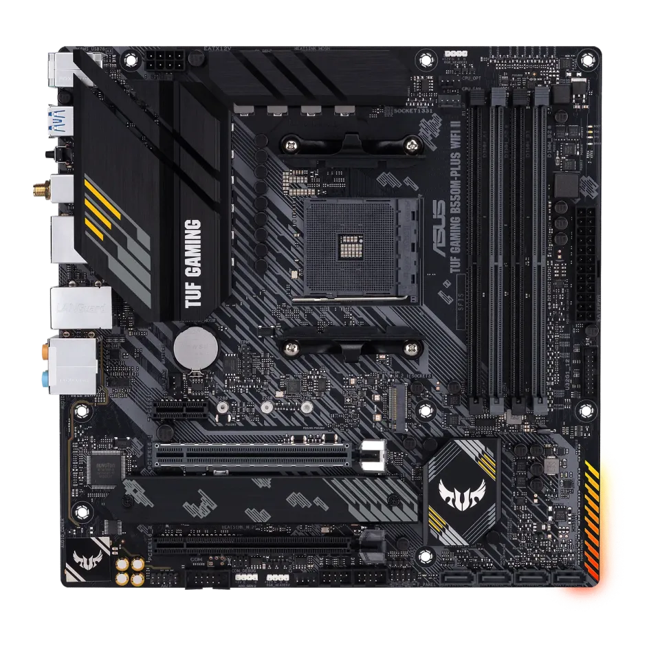 ASUS MB TUF GAMING B550M-PLUS WIFI II soc.AM4 B550 DDR4 mATX M.2 HDMI DP WIFI BT