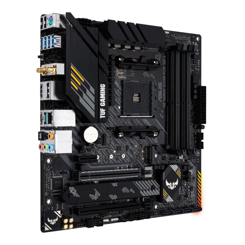 ASUS MB TUF GAMING B550M-PLUS WIFI II soc.AM4 B550 DDR4 mATX M.2 HDMI DP WIFI BT
