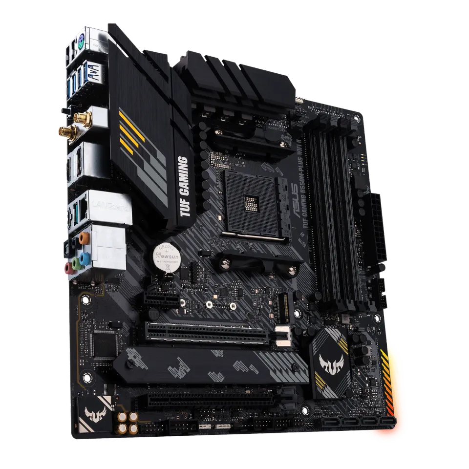 ASUS MB TUF GAMING B550M-PLUS WIFI II soc.AM4 B550 DDR4 mATX M.2 HDMI DP WIFI BT