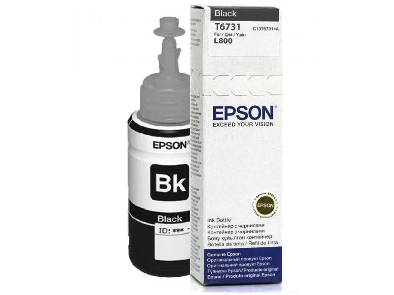 EPSON container T6731 black ink (70ml - L800, L805, L810, L850, L1800)
