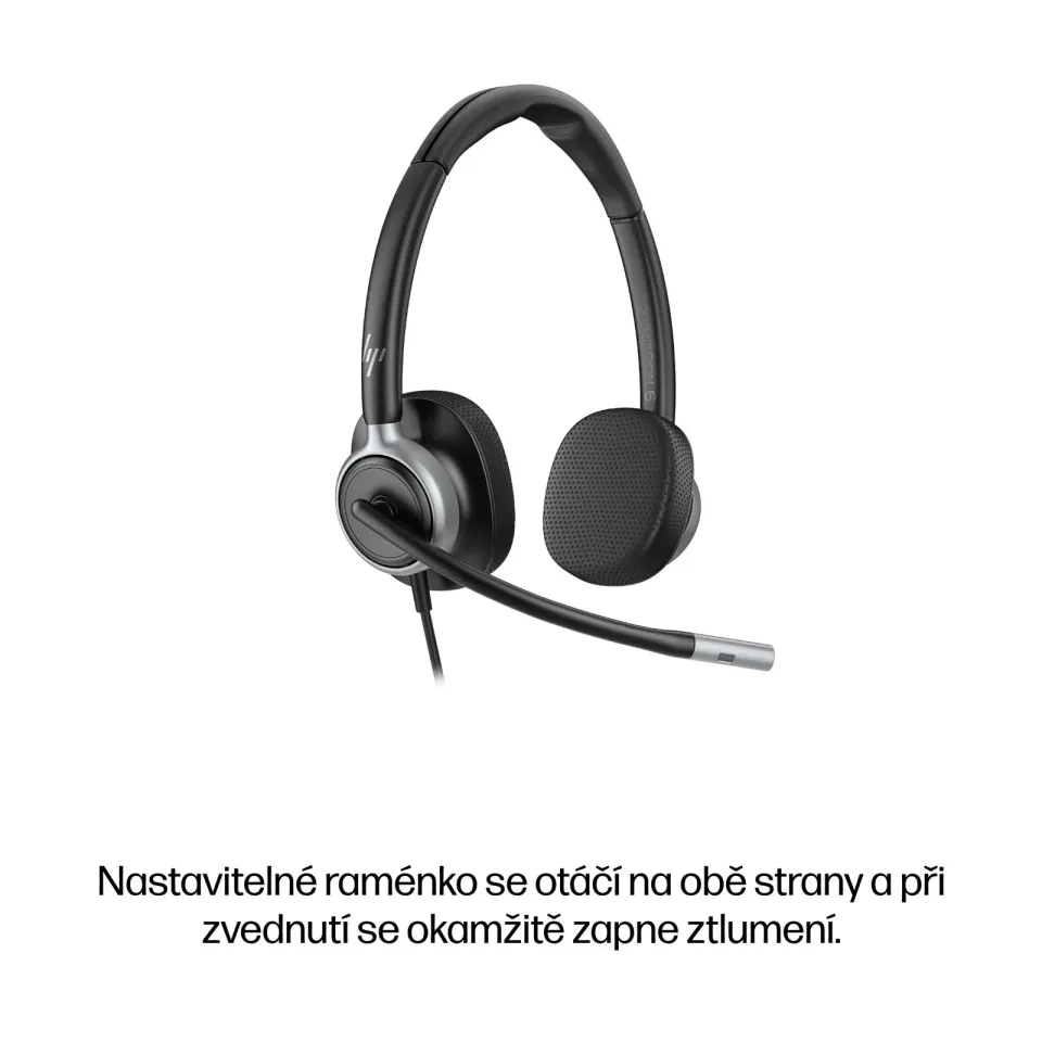 HP Poly Mission 625 Stereo USB Wired Headset WW