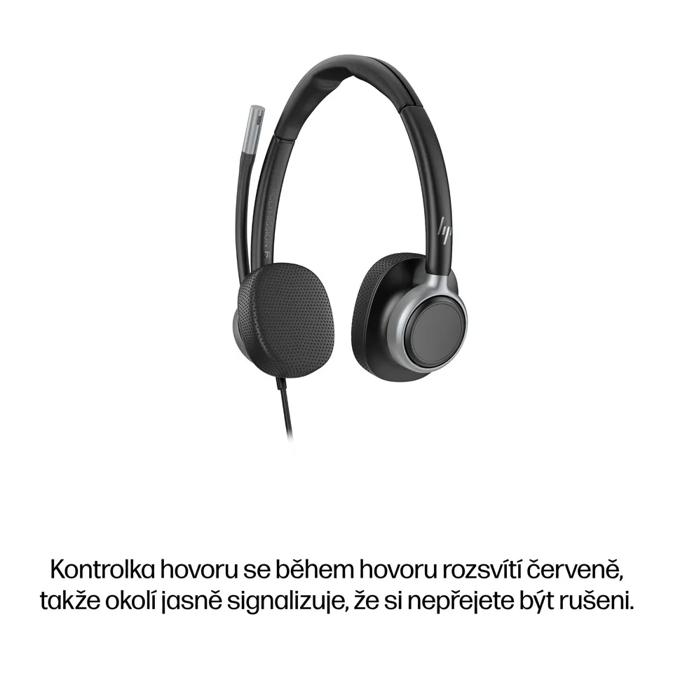 HP Poly Mission 625 Stereo USB Wired Headset WW