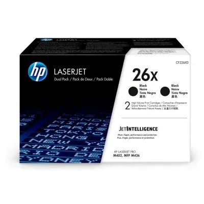 HP CF226XD originální toner černý č.26X velký 2 pack (2x 9000str.) (pro LJ PRO 402, M402, M426, black)