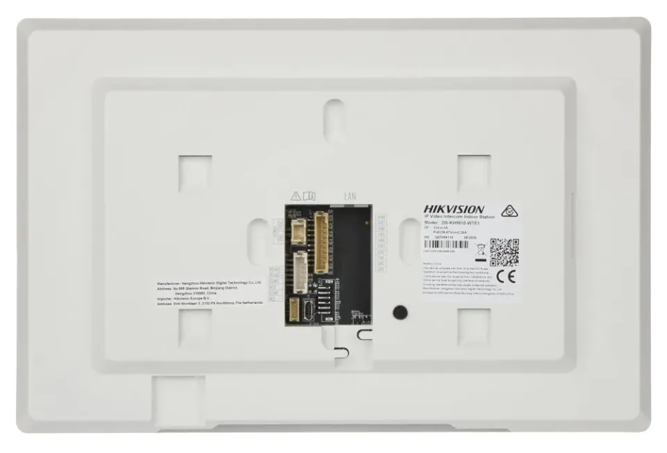 Hikvision DS-KH9510-WTE1(B) - 10" IP bytový dotykový Android monitor; Wi-Fi; PoE