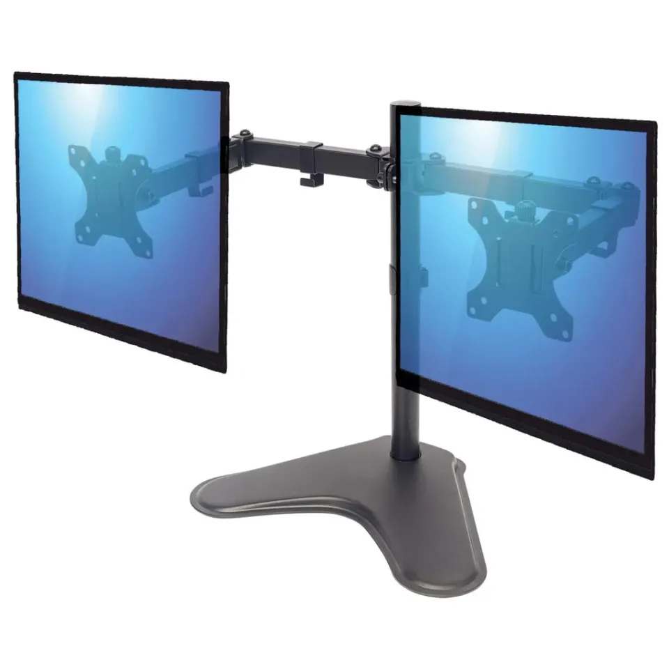 MANHATTAN Stojan (univerzální) pro 2 Monitory LCD, 13” až 32”, 8kg