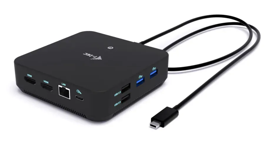 i-tec USB-C DP Dual HDMI Docking Station, Power Delivery 100W + i-tec Universal
