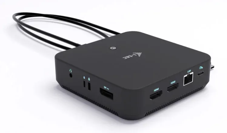 i-tec USB-C DP Dual HDMI Docking Station, Power Delivery 100W + i-tec Universal