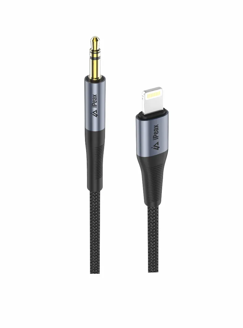 ADAPTÉR LIGHTNING / 3,5 MM JACK 1,5 M ČERNÝ