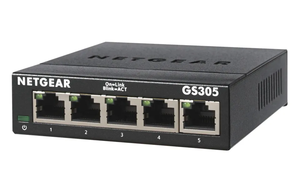 NETGEAR 5PT GE UNMANAGED SW METAL LP, GS305