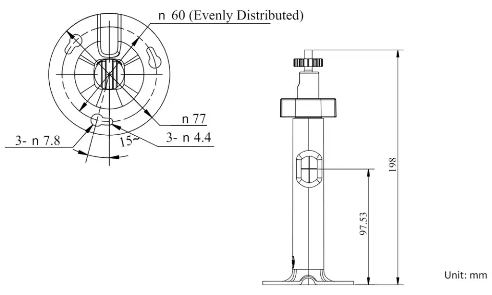 Hikvision DS-1299ZJ - kovová konzole ke kamerám Hikvision