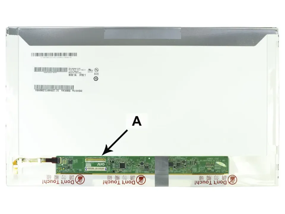 2-Power náhradní LCD panel pro notebook 15.6'' WXGA HD 1366x768 LED lesklý 40pin