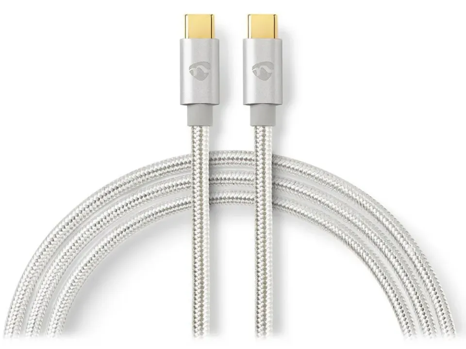 Nedis CCTB60800AL20 - USB 2.0 kabel | USB-C Zástrčka | USB-C Zástrčka | 480 Mbps