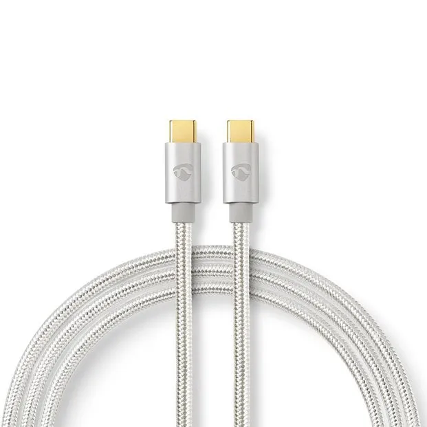 Nedis CCTB60800AL20 - USB 2.0 kabel | USB-C Zástrčka | USB-C Zástrčka | 480 Mbps