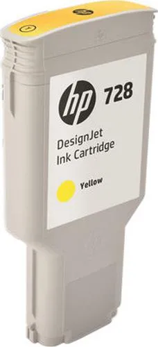 HP F9K15A náplň č.728 žlutá velká 300ml yellow (designjet T830, T730)