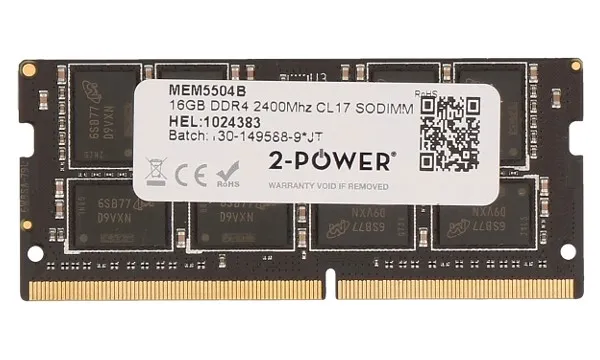 2-Power 16GB PC4-19200S 2400MHz DDR4 CL17 Non-ECC SoDIMM 2Rx8