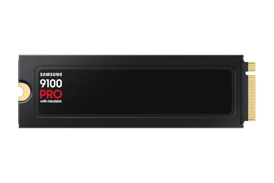 SAMSUNG 9100 PRO 1TB (s chladičem) PCIe 5.0 NVMe SSD M.2 PCIe 5.0 x4 NVMe 2.0 (čtení max. 14700MB/s, zápis max. 13300MB/s)