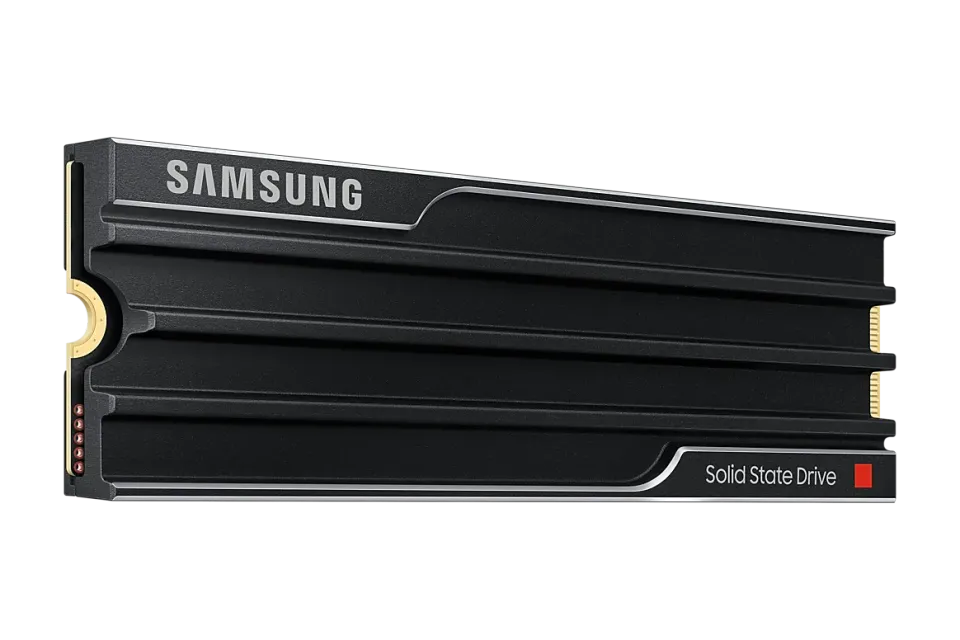 SAMSUNG 9100 PRO 1TB (s chladičem) PCIe 5.0 NVMe SSD M.2 PCIe 5.0 x4 NVMe 2.0 (čtení max. 14700MB/s, zápis max. 13300MB/s)