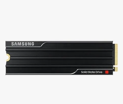 SAMSUNG 9100 PRO 1TB (s chladičem) PCIe 5.0 NVMe SSD M.2 PCIe 5.0 x4 NVMe 2.0 (čtení max. 14700MB/s, zápis max. 13300MB/s)
