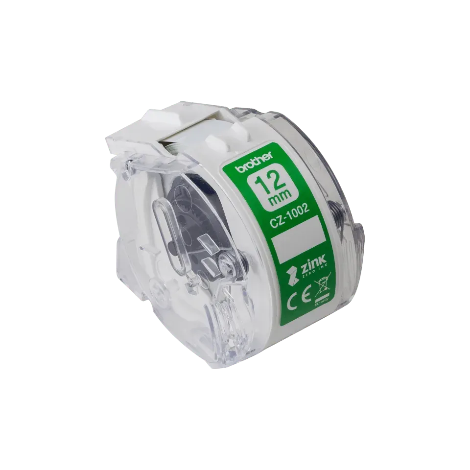 Brother - CZ1002 papírová páska (plnobarevná, bez inkoustová, šíře 12 mm), délka