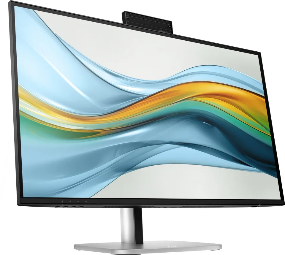HP LCD HP 527pm 27" 2560x1440 QHD Conferencing Monitor, IPS w/LED AG, 350nits, 100Hz, 1500:1, 5ms, 16:9, DP 1.4, HDMI 2.0, 4xUSB, USB-C 100W, Daisy Chain, Cam 5MP Infrared, repro 4x3W, RJ-45, Pivot, V