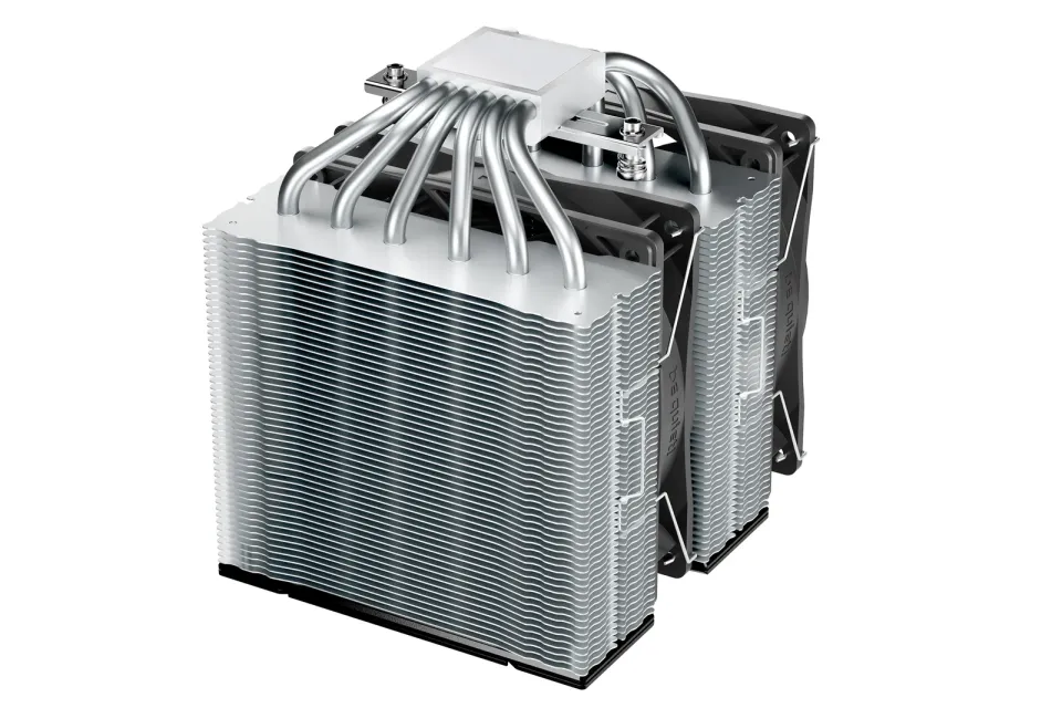 Be quiet! chladič CPU PURE ROCK PRO 3 / 2x120mm PWM fan / 6xheatpipe / stříbrný