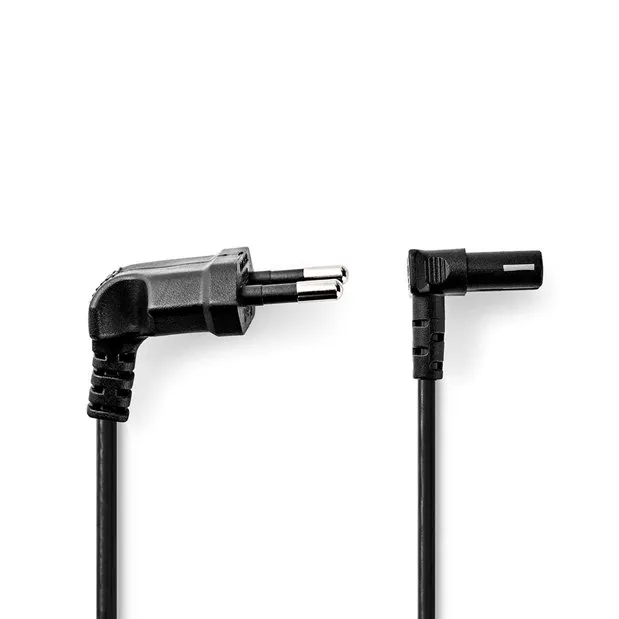 Nedis CEGL11075BK20 - Napájecí Kabel | Typ F Zástrčka | IEC-320-C1 | Úhlový | Ú