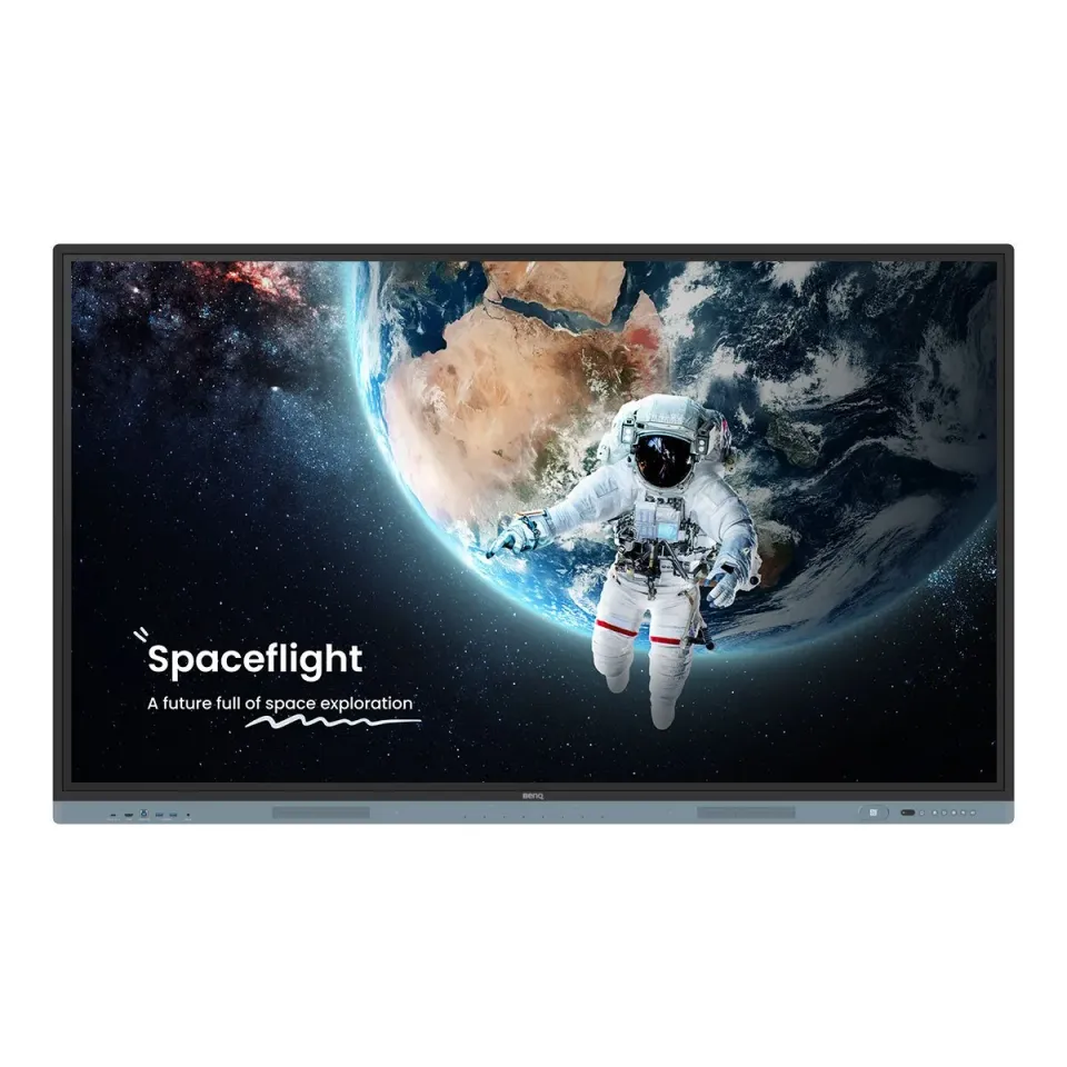 BENQ dotykový panel 75" RM7504/ UHD 4K/8GB I 32GB /provoz 18/7/ HDMI/DP/ USB-C/ Android 13/NFC/40 dotykových bodů