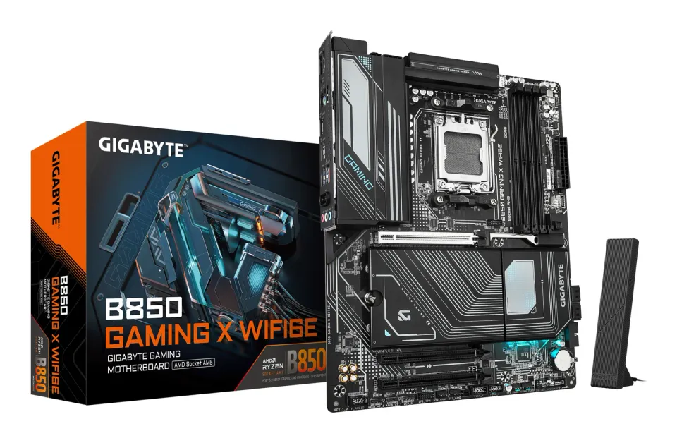 GIGABYTE MB Sc AM5 B850 GAMING X WIFI6E, AMD B850, 4xDDR5, 1xDP, 1xHDMI, WiFi, ATX